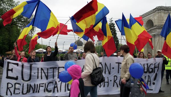 Protestas en Moldavia - Sputnik Mundo