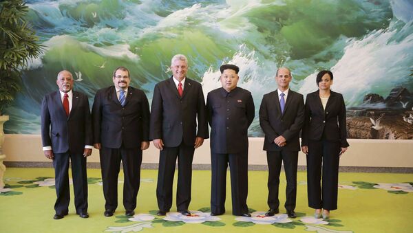 Kim Jong-un recibe a una delegación cubana - Sputnik Mundo