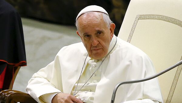 Papa Francisco en Vaticano - Sputnik Mundo