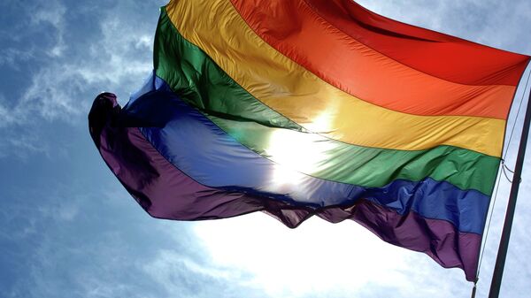 Bandera de LGBT - Sputnik Mundo