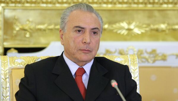 Michel Temer,  vicepresidente de la República de Brasil - Sputnik Mundo