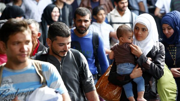 Refugiados sirios en Alemania - Sputnik Mundo