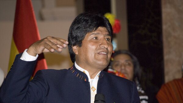 Evo Morales, presidente de Bolivias - Sputnik Mundo