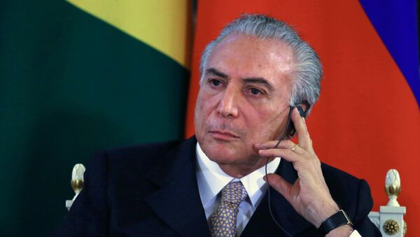 Vicepresidente de Brasil, Michel Temer - Sputnik Mundo