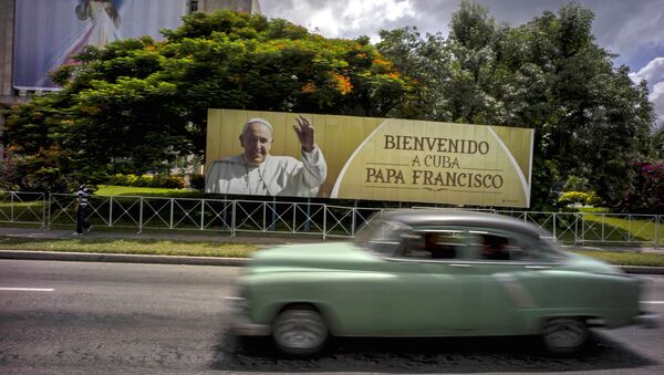 Todo listo en Cuba para recibir al papa Francisco - Sputnik Mundo