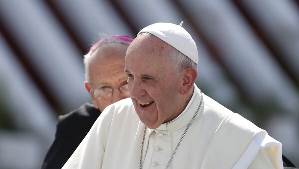 Papa Francisco durante su visita a Cuba, el 21 de septiembre, 2015 - Sputnik Mundo