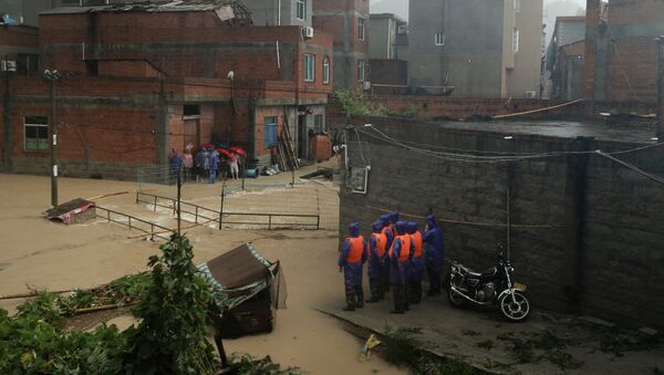 Inundación en China - Sputnik Mundo