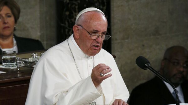 Papa Francisco habla ante el Congreso de EEUU - Sputnik Mundo