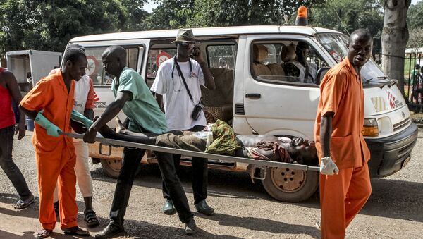 Un hombre herido en la República Centroafricana (Archivo) - Sputnik Mundo