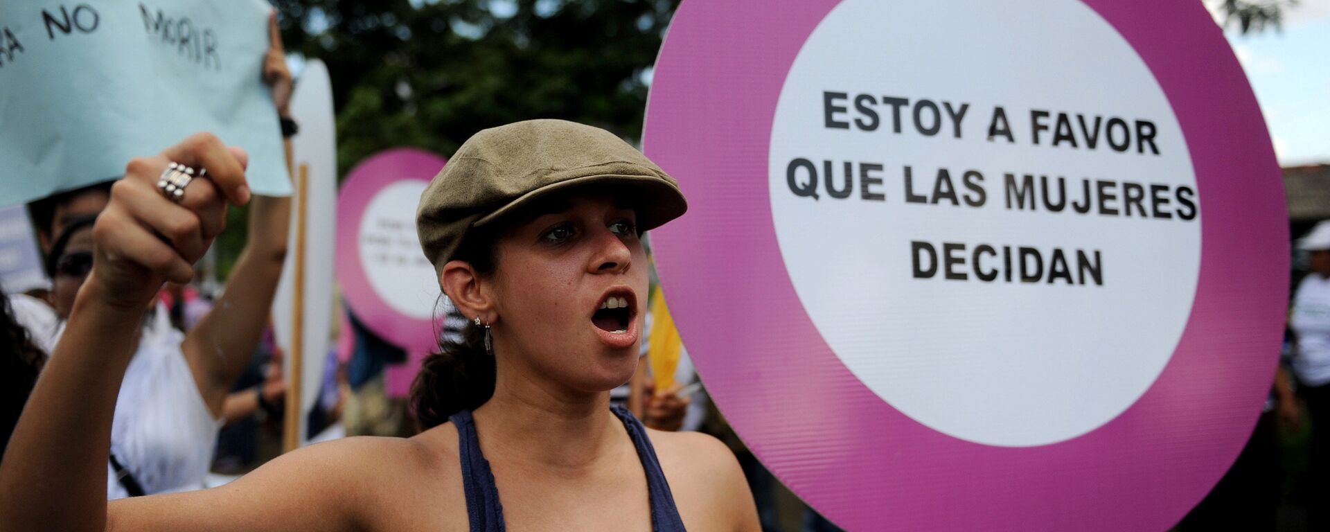 Activistas de Nicaragua participan en la protesta a favor del aborto, Managua - Sputnik Mundo, 1920, 27.10.2016