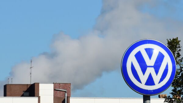 Logotipo del fabricante alemán de automóviles Volkswagen, Wolfsburg - Sputnik Mundo