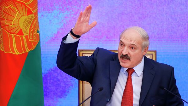 El presidente de Bielorrusia, Alexandr Lukashenko - Sputnik Mundo
