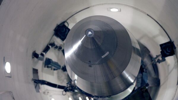 Misil balístico intercontinental Minuteman III (archivo) - Sputnik Mundo