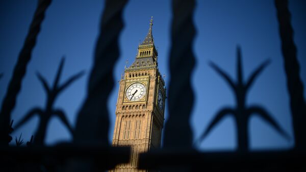 The Big Ben clock Tower is pictured in central London on July 22, 2012, five days before the start of the London 2012 Olympic Games. - Sputnik Mundo