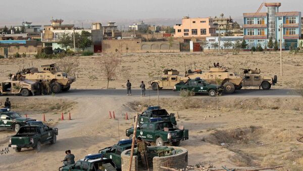 Fuerzas de seguridad afganas en la ciudad de Kunduz durante enfrentamientos con Talibán (archivo) - Sputnik Mundo