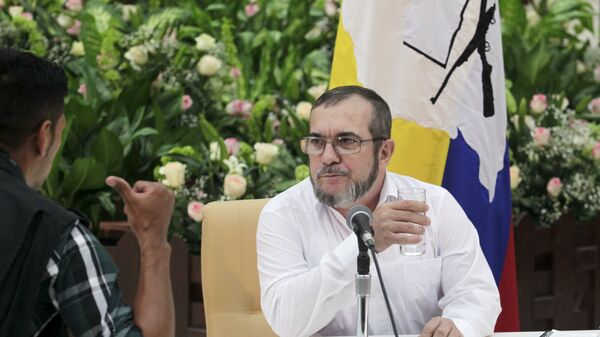 El máximo líder de las FARC, Rodrigo Londoño Echeverri, alias 'Timochenko' - Sputnik Mundo