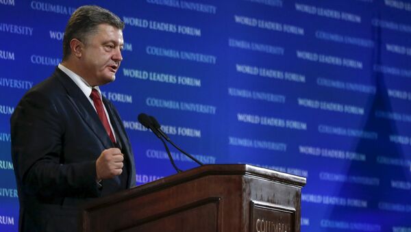 El presidente de Ucrania, Petró Poroshenko - Sputnik Mundo