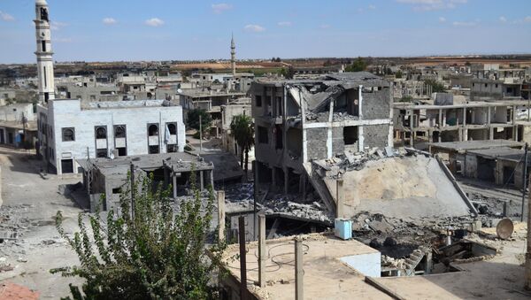 La ciudad de Talbisseh en la provincia de Homs derruida por los bombardeos contra el Estado Islámico - Sputnik Mundo