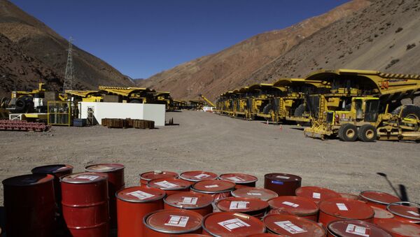 Maquinaria de minería en Chile (imagen referencial) - Sputnik Mundo