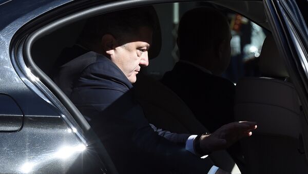 Petró Poroshenko, presidente de Ucrania, durante la cumbre en París - Sputnik Mundo