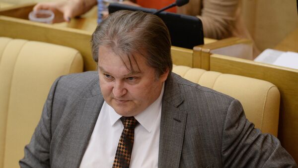 Mijaíl Emeliánov, vicepresidente del comité de política económica de la Duma - Sputnik Mundo