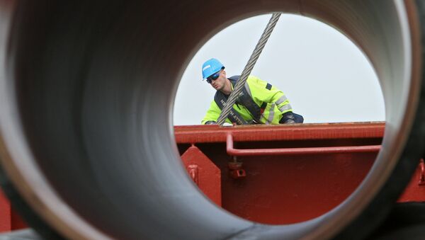Construcción del gasoducto Nord Stream (Archivo) - Sputnik Mundo