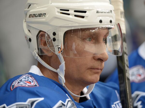 Putin sobre hielo - Sputnik Mundo
