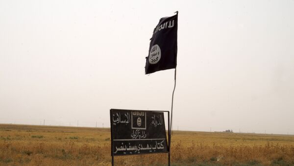 Islamic State group's flag - Sputnik Mundo