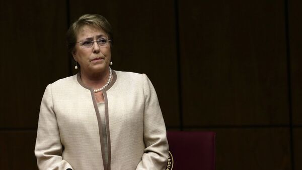 Michelle Bachelet, presidenta de Chileq - Sputnik Mundo