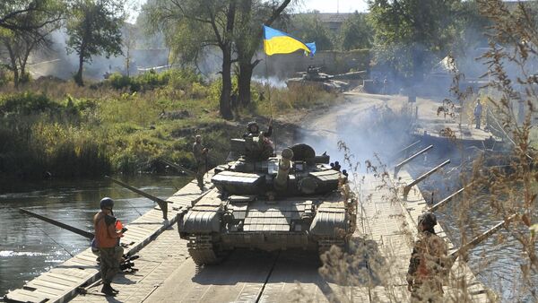 Tanque ucraniano (archivo) - Sputnik Mundo