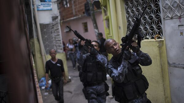 Policía Militar de Río de Janeiro (archivo) - Sputnik Mundo