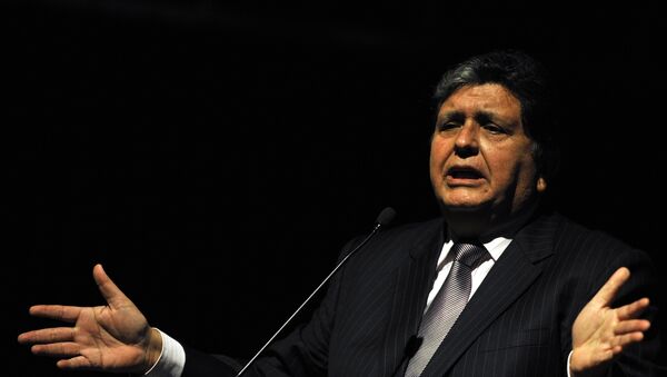 Expresidente peruano, Alan García (archivo) - Sputnik Mundo