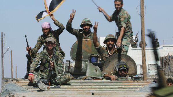 El Ejército gubernamental de Siria en la provincia de Hama - Sputnik Mundo