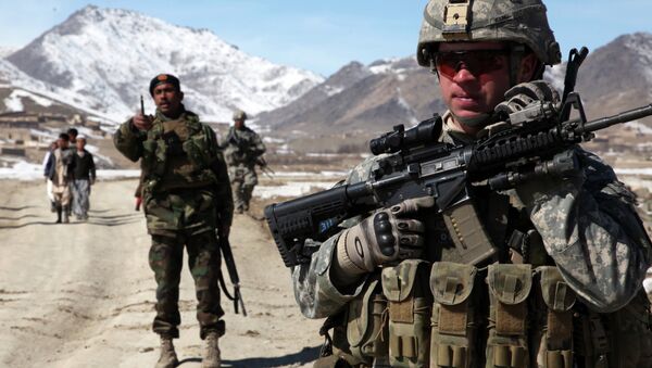 Militares estadounidenses y afganos en Yawez - Sputnik Mundo