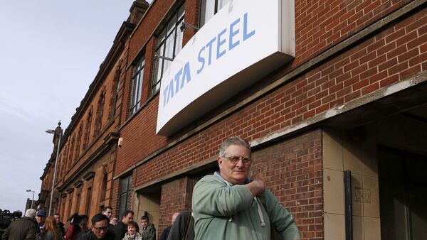 Empleados de Tata Steel en Escocia - Sputnik Mundo