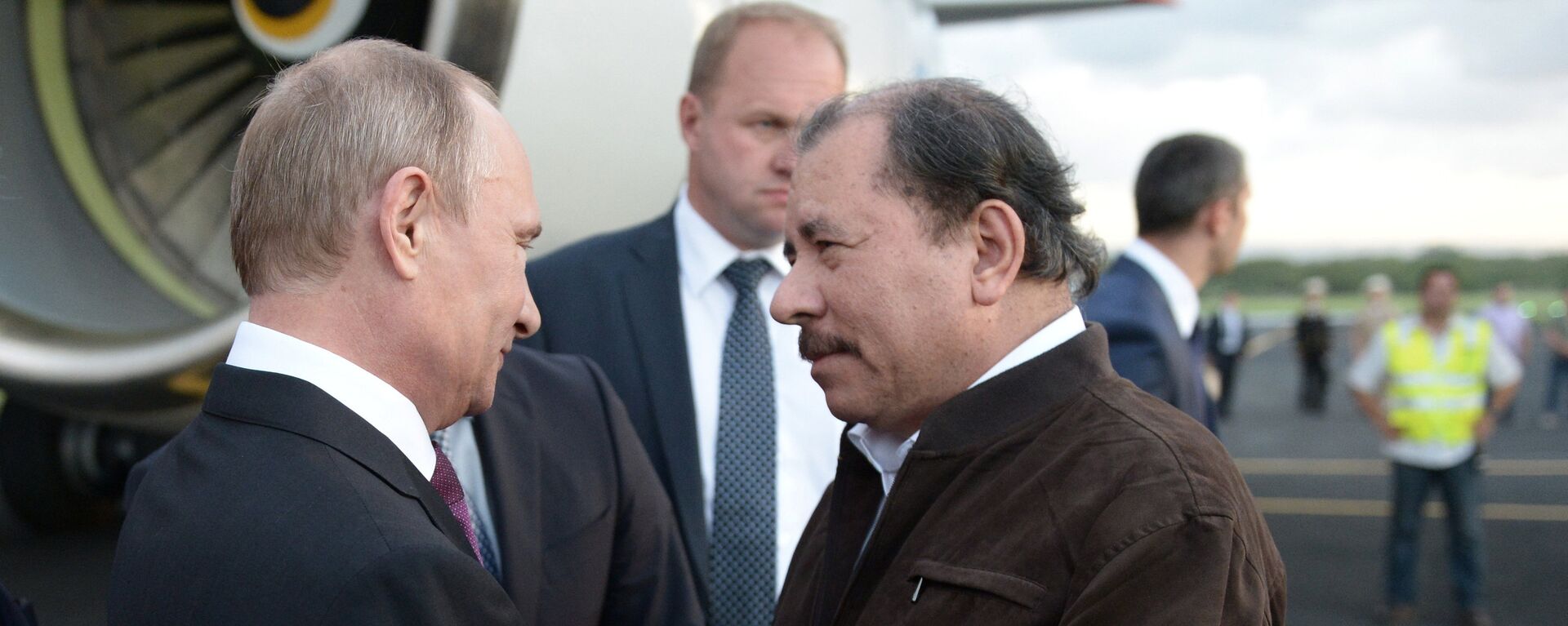 El presidente de Rusia, Vladímir Putin, con su par nicaragüense, Daniel Ortega - Sputnik Mundo, 1920, 28.01.2022