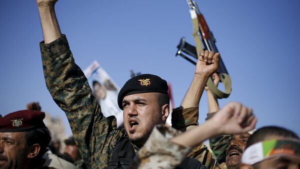 Los rebeldes yemeníes del movimiento chií Ansar Alá (hutíes) - Sputnik Mundo