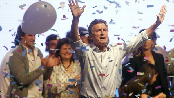 Mauricio Macri, candidato opositor - Sputnik Mundo
