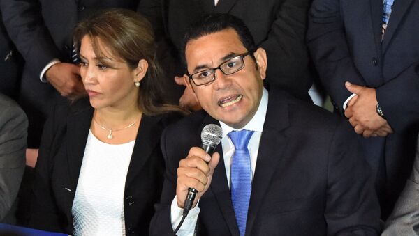 Jimmy Morales, ganador de la elección presidencial de Guatemala - Sputnik Mundo