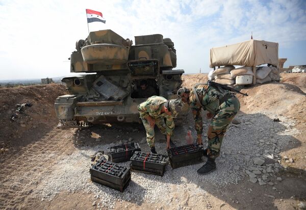Posiciones del Ejército sirio junto a Qatana - Sputnik Mundo