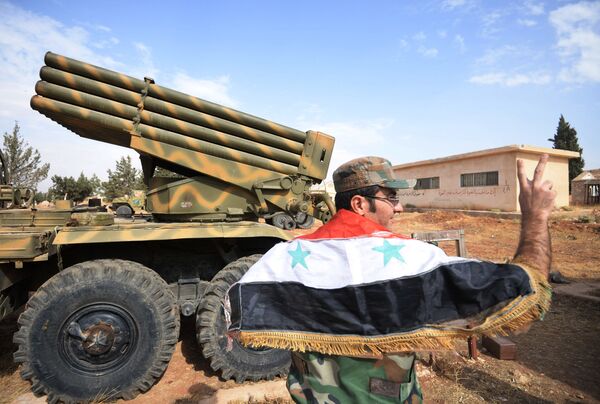 Posiciones del Ejército sirio junto a Qatana - Sputnik Mundo