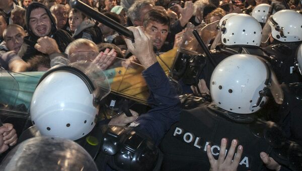Protestas antigubernamentales en Montenegro - Sputnik Mundo