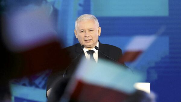 Jaroslaw Kaczynsk, líder del partido gobernante polaco, Ley y Justicia - Sputnik Mundo