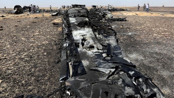 Los restos del avión ruso Airbus-321 siniestrado en Egipto - Sputnik Mundo