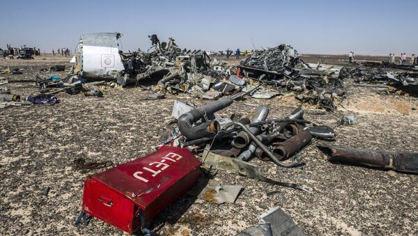 Lugar del siniestro del avión ruso A321 en Egipto - Sputnik Mundo