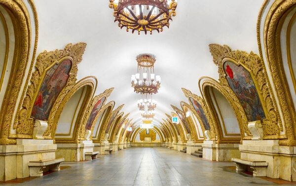 Metro de Moscú: estación Kievskaya - Sputnik Mundo