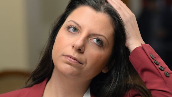 Margarita Simonyan, redactora jefa de la agencia Rossiya Segodnya y de RT - Sputnik Mundo