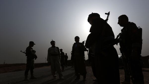 Milicianos kurdos en Irak - Sputnik Mundo