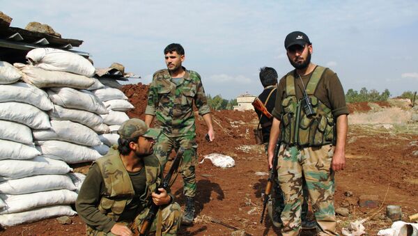 Soldados de ejército sirio en la provincia de Daraa - Sputnik Mundo