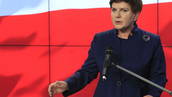 Beata Szydlo, primera ministra polaca  (archivo) - Sputnik Mundo